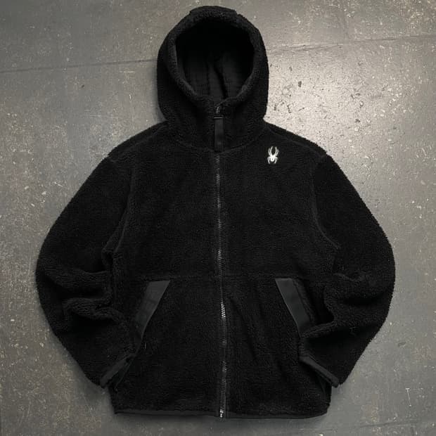 100 스파이더 뽀글이 후리스 점퍼