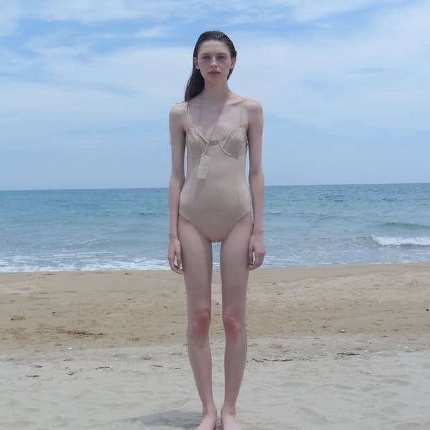 [새상품] 스무드무드 수딩 스윔수트 쉘 베이지 