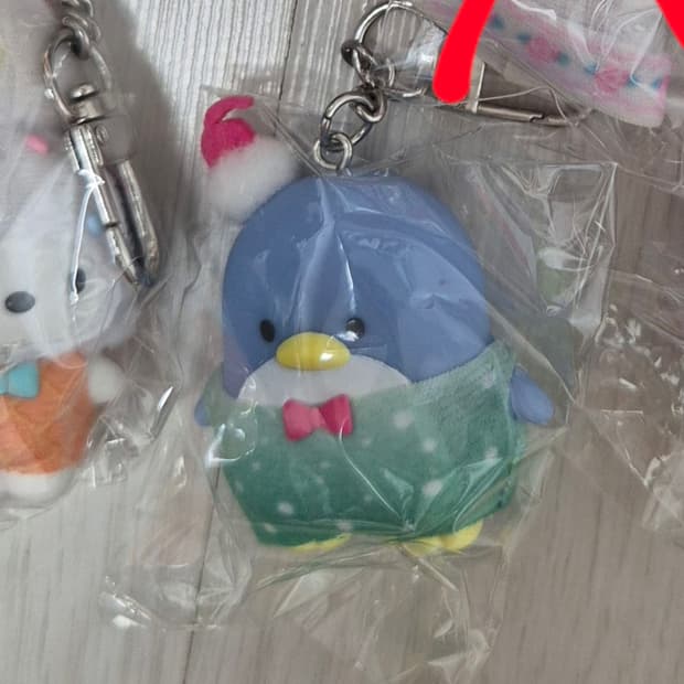 산리오 치비토모 2탄 스위츠 디저트 키링 챰 턱시도샘