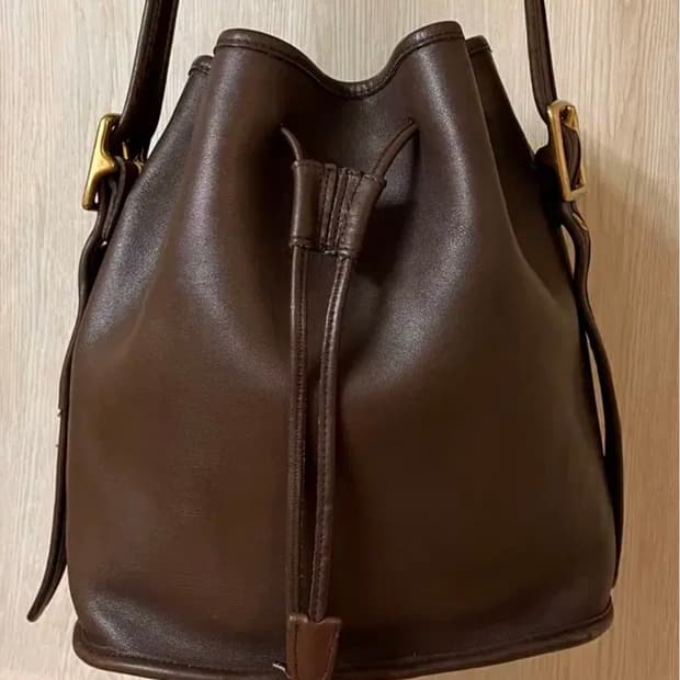 올드 코치 빈티지 코치 통가죽 버킷백 lulas legacy