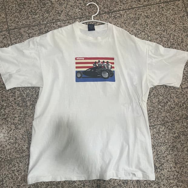 90~00s old stussy t shirt XL