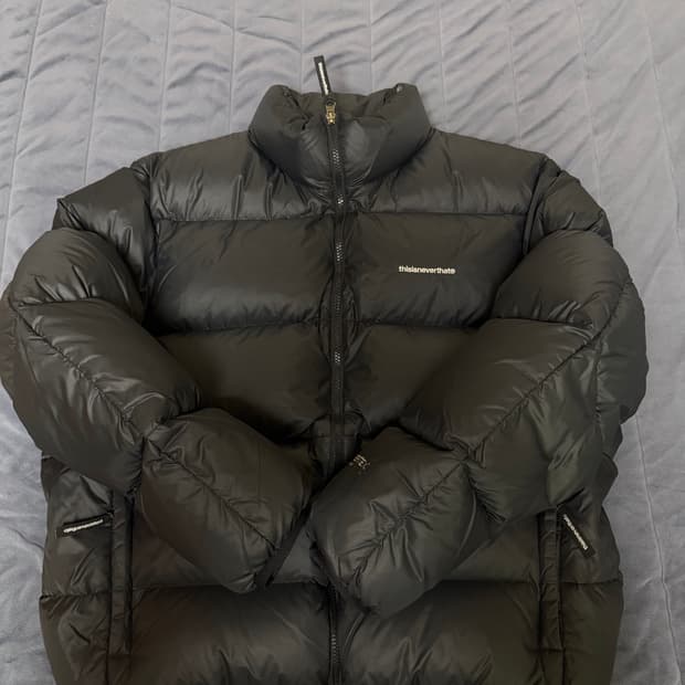 (L)디스이즈네버댓 퍼텍스 다운 패딩 L 블랙