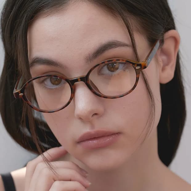 원브릴리언트 카리나 레오파드 안경