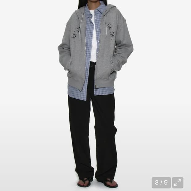 파르티멘토우먼 웨스턴 젬스톤 후디 집업