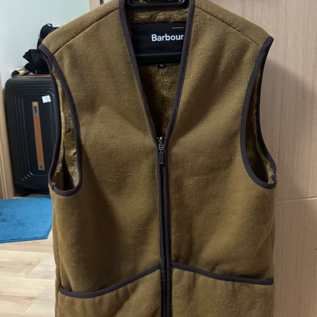 바버 웜파일 조끼