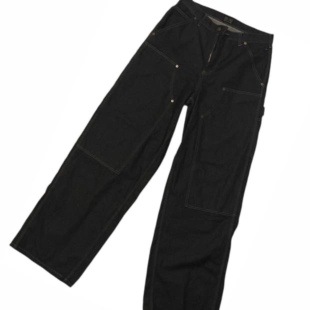 Japanese carpenter wide baggy jeans