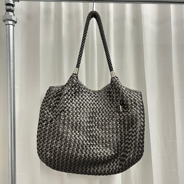 요지 야마모토 YSACCS 레더 매쉬 숄더백