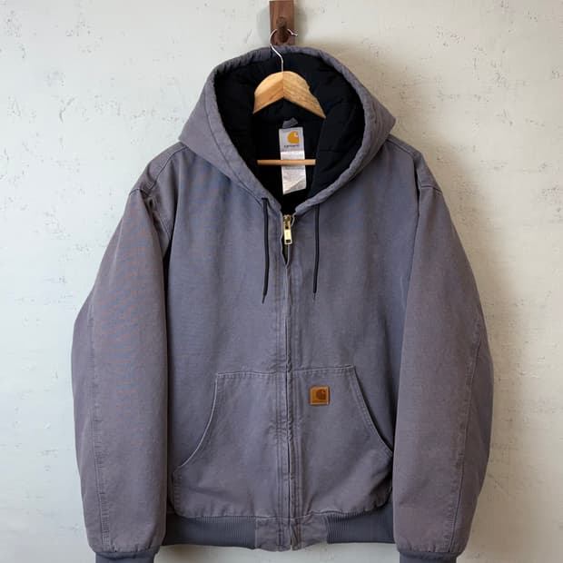 칼하트 시멘트 그레이 액티브 후드 자켓