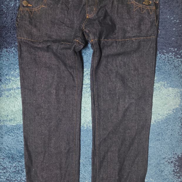 택포)TWN 더블웨이스트 똥주머니 데님