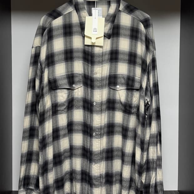 폴리테루 웨스턴 셔츠 에크루