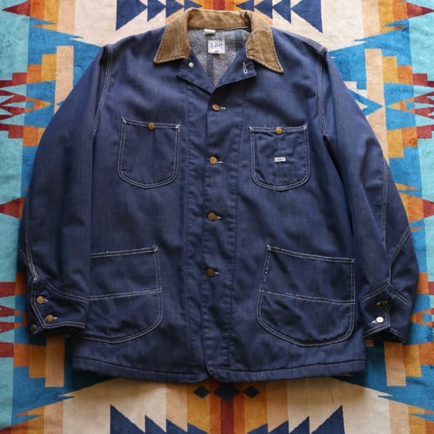 리 70s 81-Lj 데님 커버올 자켓