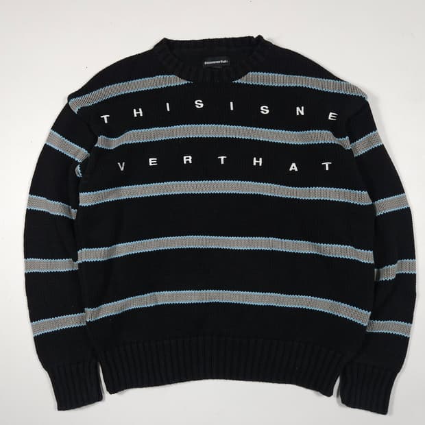 디스이즈네버뎃 단가라 니트