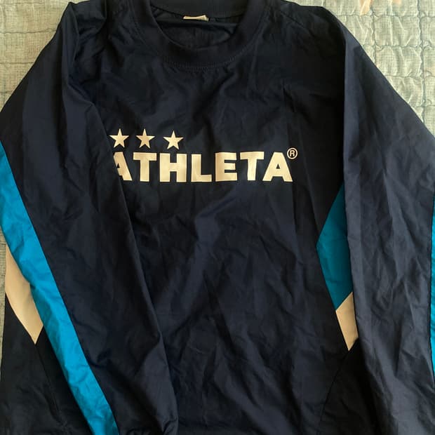ATHLETA 바람막이 L 네이비