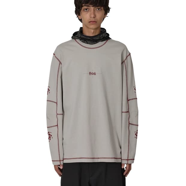 [M,L,XL]로아 하이킹 25fw Stitch Organic 티셔츠
