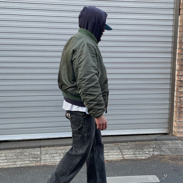 Rare!)OG 60s USAF MA-1 D Type Flight Jac