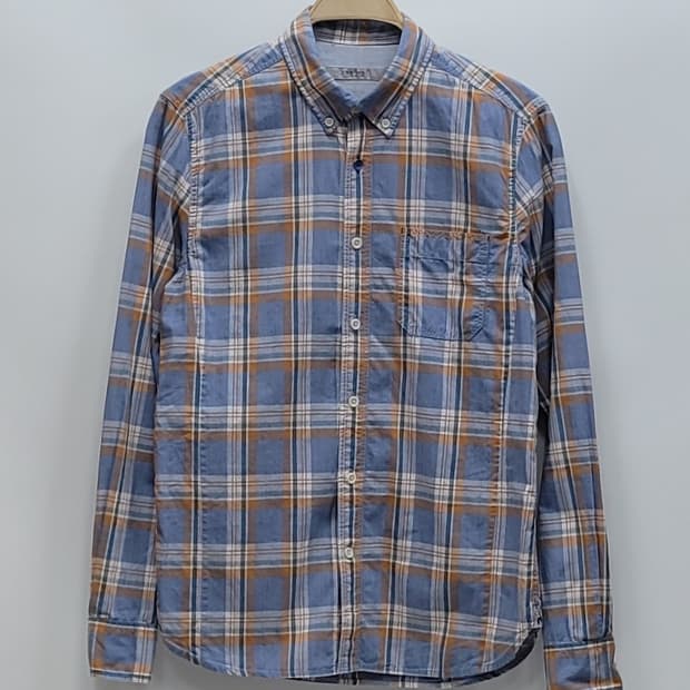 Series 시리즈 코튼 체크 셔츠 / 남 95 BL
