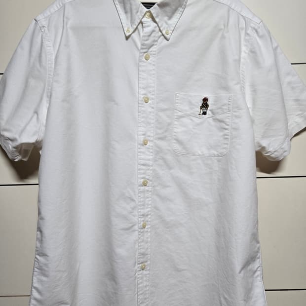 폴로 랄프로렌 클레식핏 베어 옥스포드 반팔셔츠