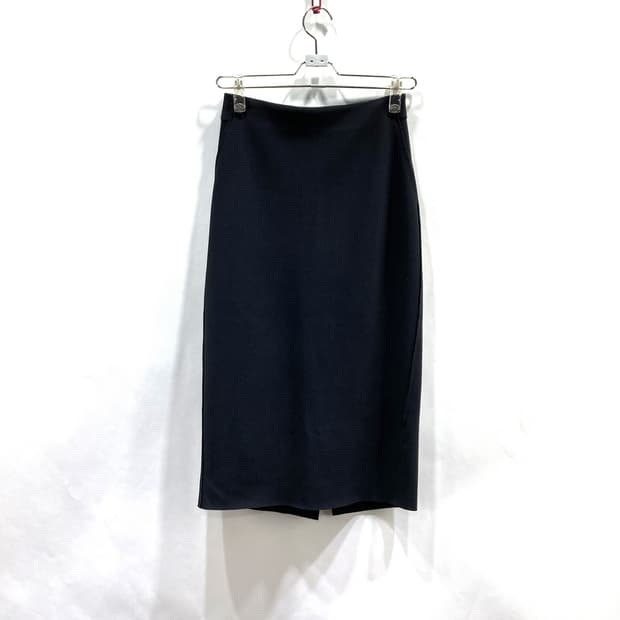 GROVE 여성롱스커트 블랙 뒷밴딩 26-27