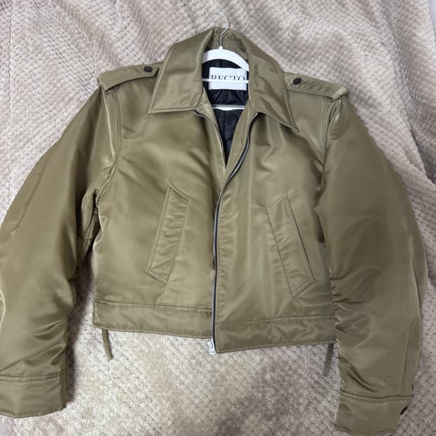렉토 툴루즈 나일론 봄버 자켓 olive khaki 