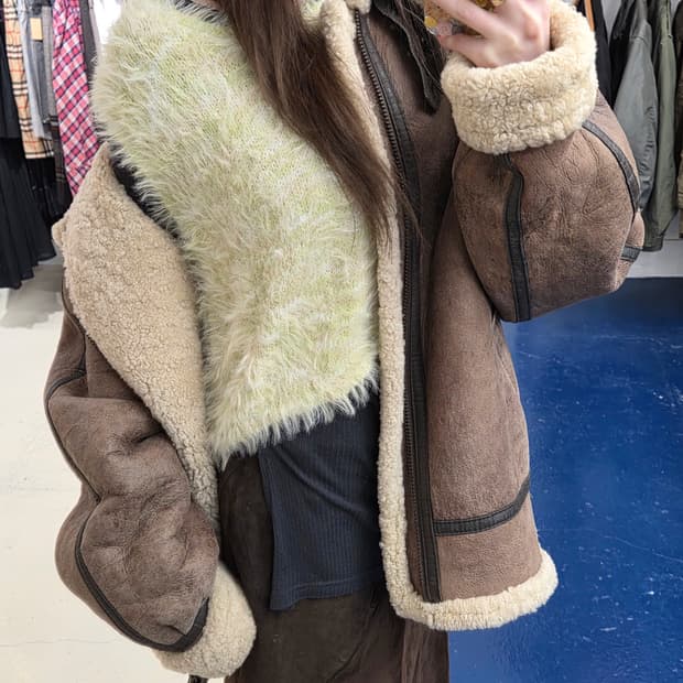 Vin Japanese 피스타치오 니트 조끼