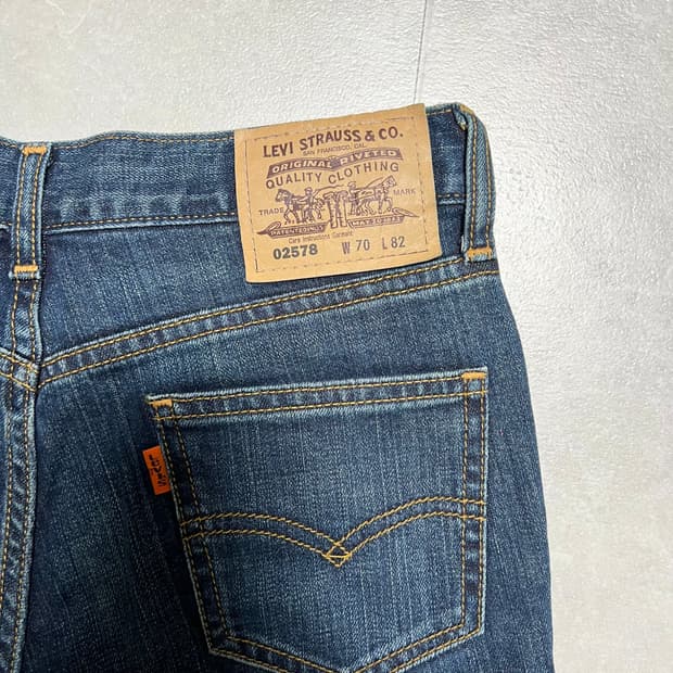 [28] 리바이스 02578 오렌지탭 청바지 W70 L82