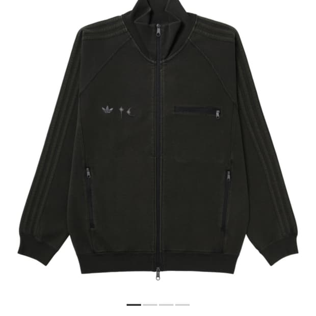 아디다스 x 떠그 클럽 트랙탑 블랙 s 새상품 급처 합니당