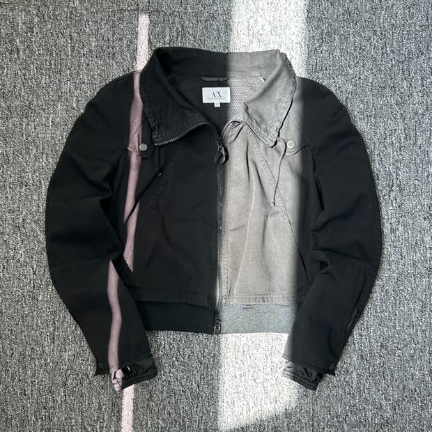 아르마니 익스체인지 투웨이 크롭 자켓