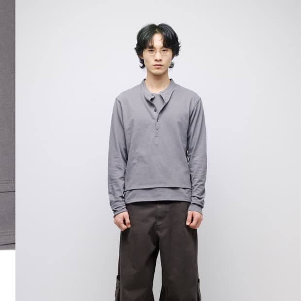 해칭룸 dual front tee grey 2(s)