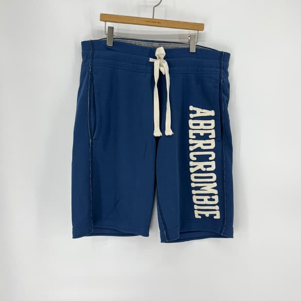 [Abercrombie] 아베크롬비 패치로고 스웻 쇼츠