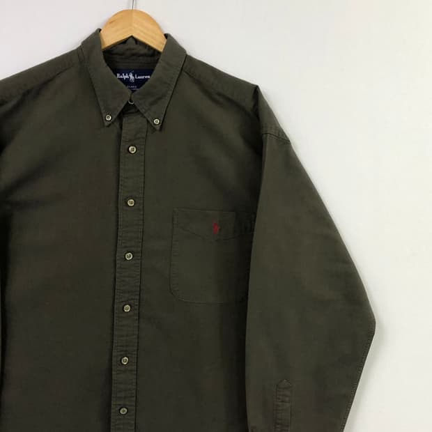 Xxl 폴로 옥스포드 솔리드 셔츠