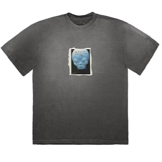 트래비스 스캇 에일리언 머천 반팔 XL