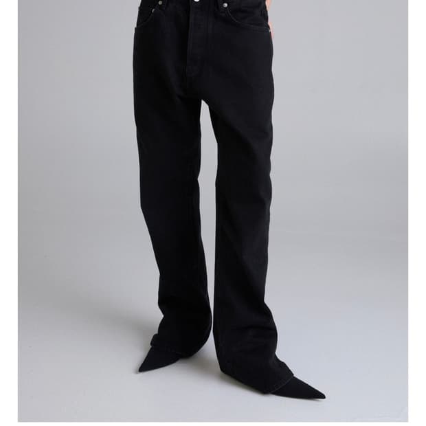 Innir 플레어데님 faded black 2사이즈