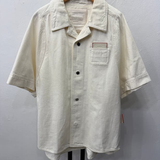 정품) 우영미 파리 남성 오버사이즈 데님 셔츠자켓 95