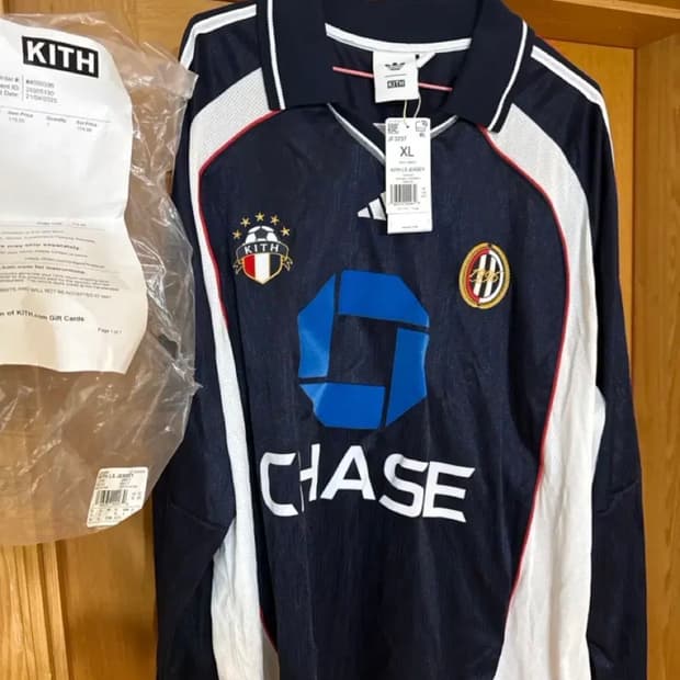 [무배+무수수료]KITHXADIDAS 키스 아디다스 CHASE 져지 XL