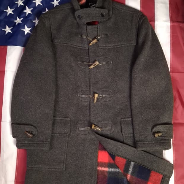 오리지날 영국제조 글로버올 울 더플 코트