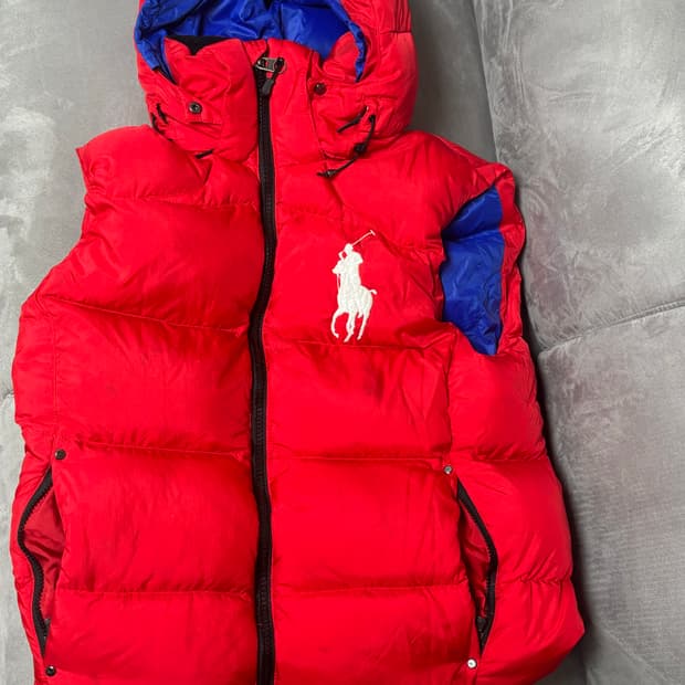 폴로 빅포니 패딩조끼