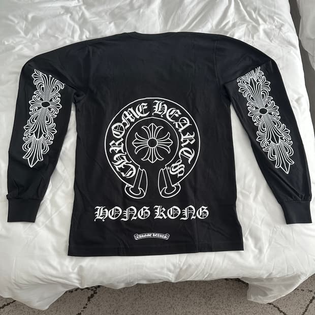 크롬하츠 롱슬리브 블랙 새상품