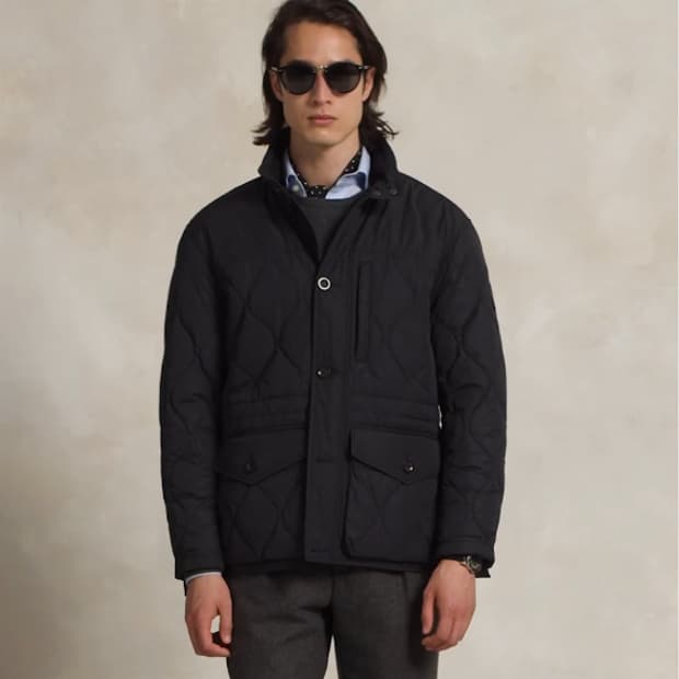 폴로 Eastham 퀼팅 후드 사파리 자켓