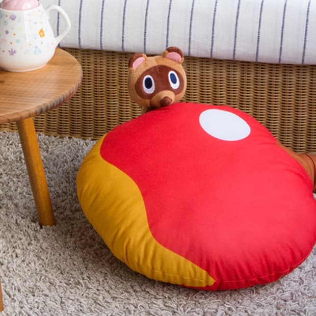 (미개봉) 동물의숲 희귀 레어 콩돌밤돌 사과 쿠션 이치방쿠지 제일복권