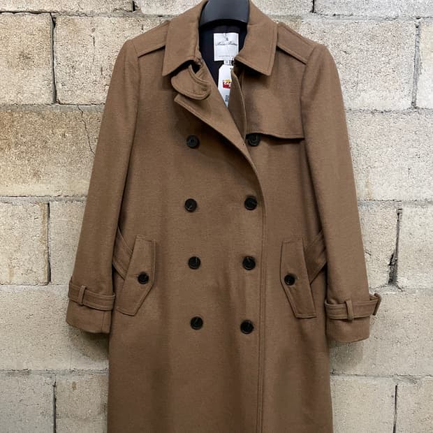 브룩스 브라더스 울 트렌츠 코트 