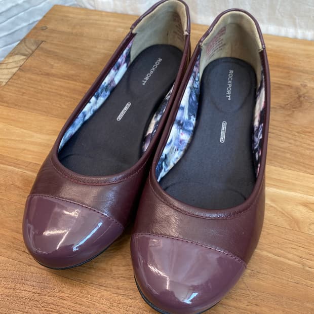 락포트 플럼 플랫슈즈