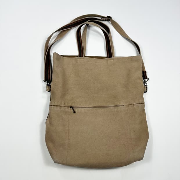 VTG 빈티지 브라운 토트 크로스백 가방