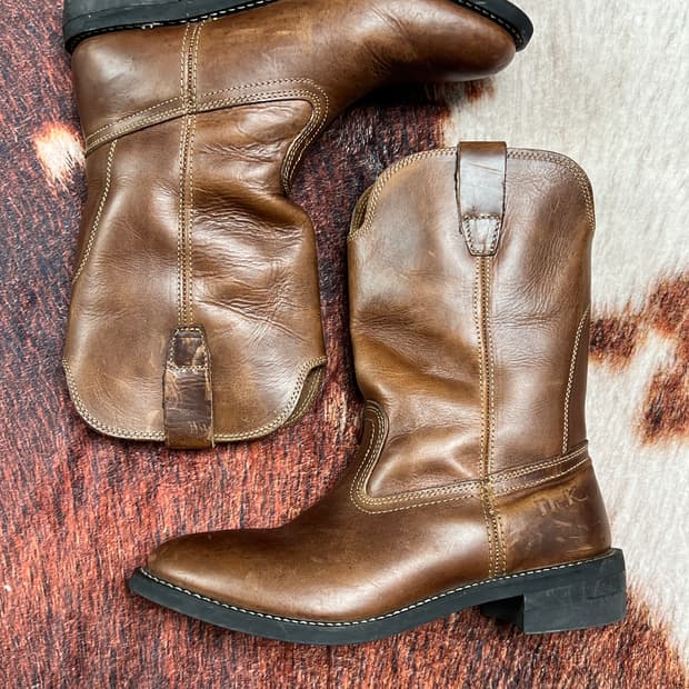 [270] Dr.k 빈티지 웨스턴 부츠 브라운