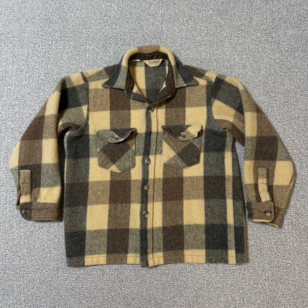 90s L.L. Bean 엘엘빈 울 셔츠 자켓