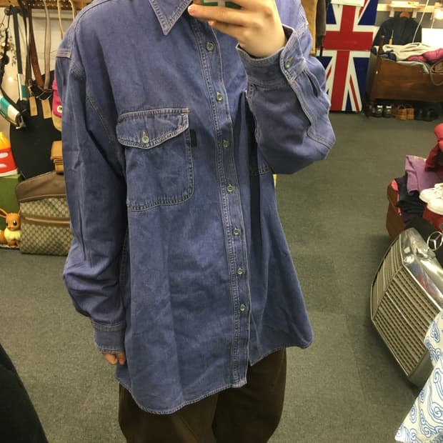 Macha tros(JPN) 데님 워크 셔츠