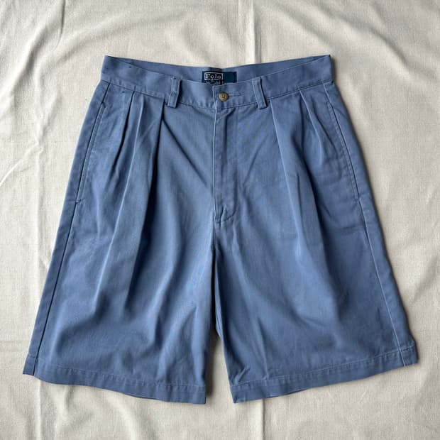 폴로 랄프로렌 타일러 투턱 치노 쇼츠 페이디드 블루 29