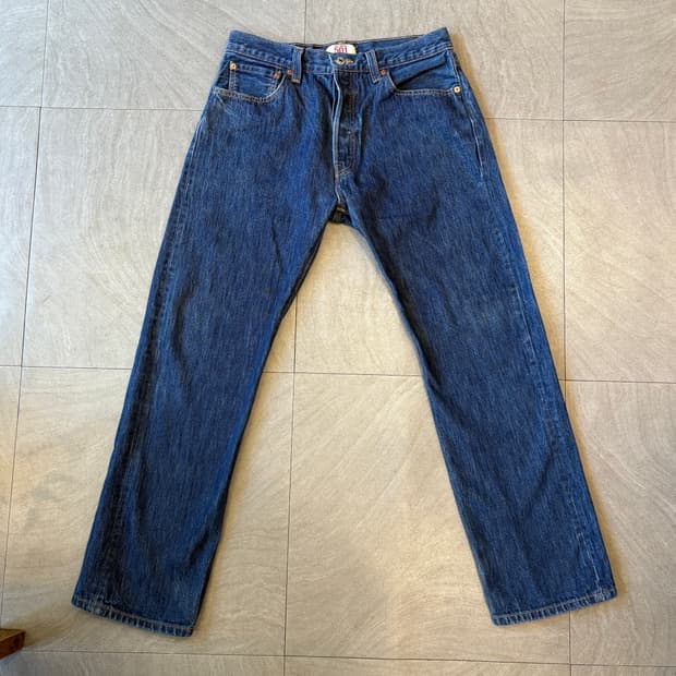 리바이스 정품 바지 오리지널 501 데님 팬츠