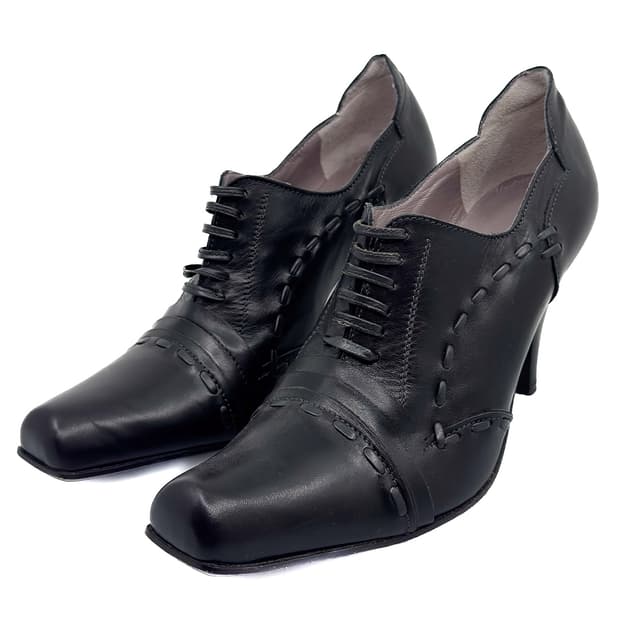 Sportmax Lace up Square toe  Heels/ 37