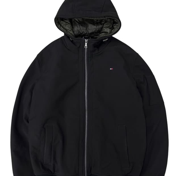 타미힐피거 패딩점퍼 블랙 (M) 