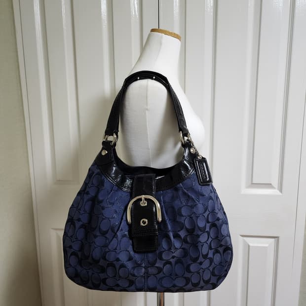 코치 소호 린 호보  숄더백 